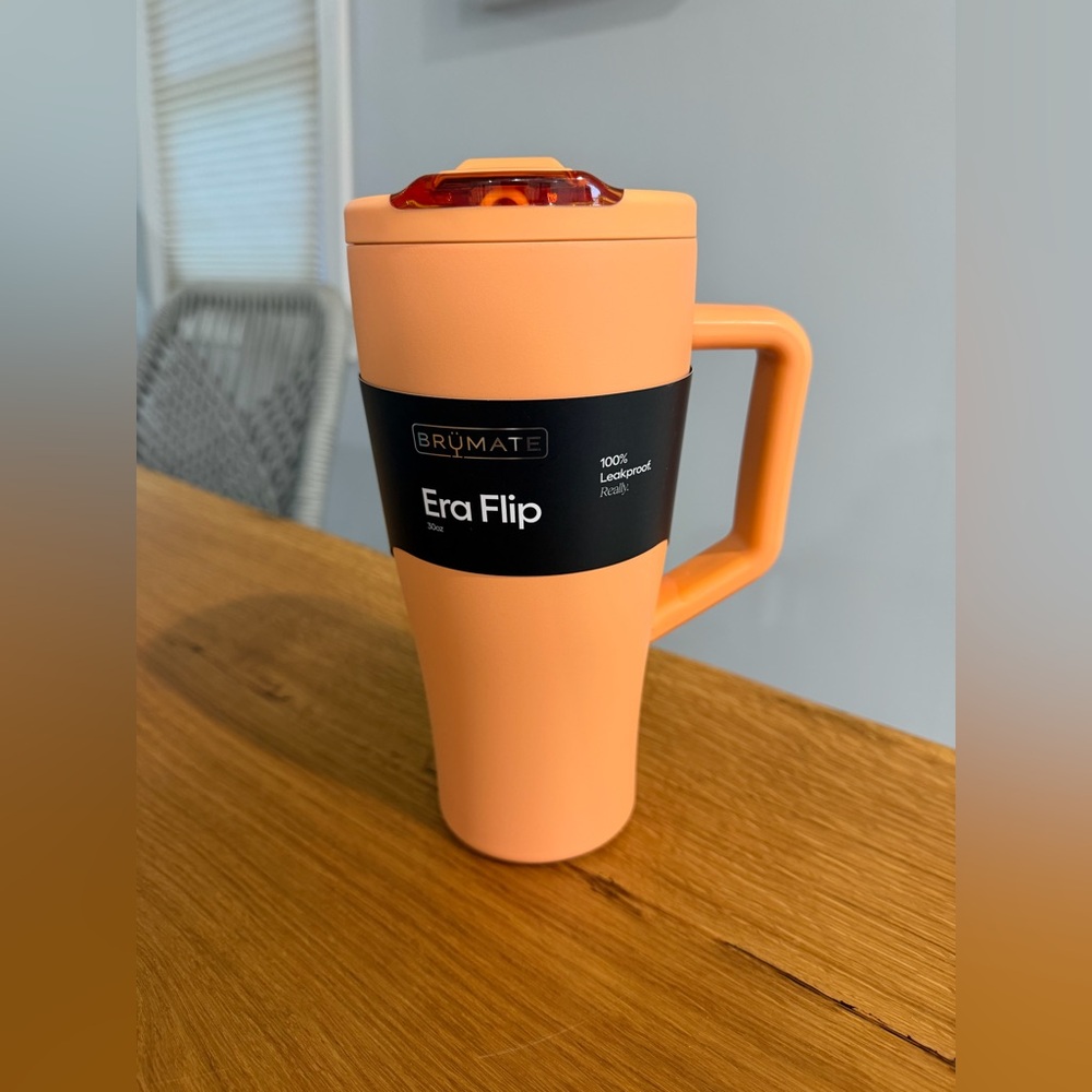 BrüMate 30oz Era Flip Insulated Travel Mug - Peach